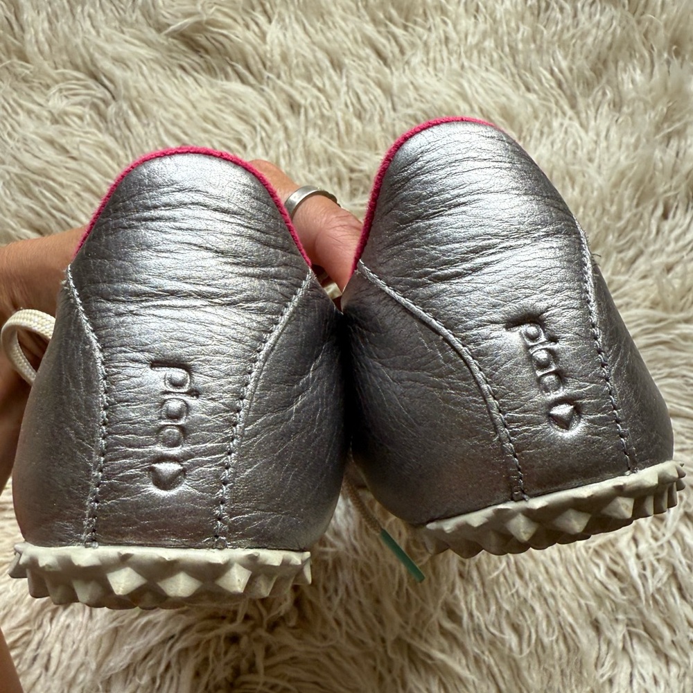 PLAE Sun Hematite metallic full grain leather sneakers Packables Collection 10 - Picture 10 of 16
